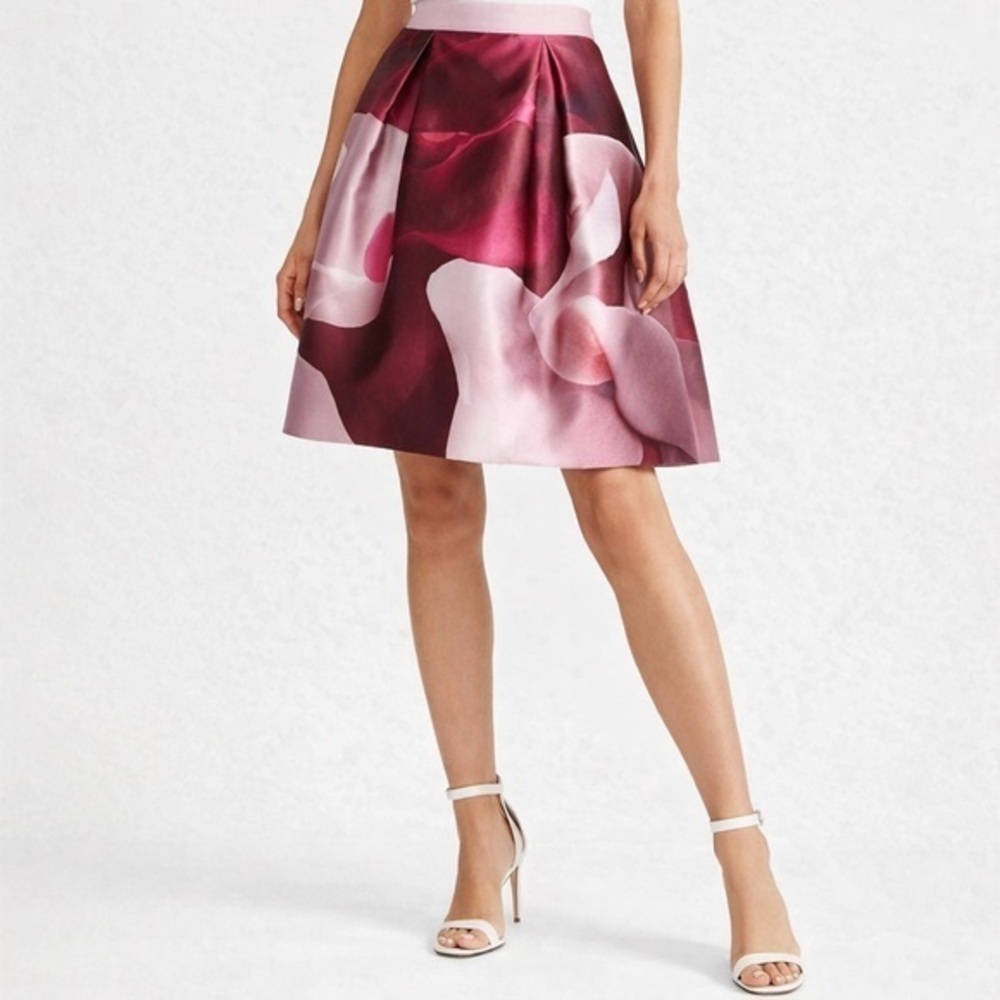 Ted Baker London Nell porcelain Rose circle  skirt